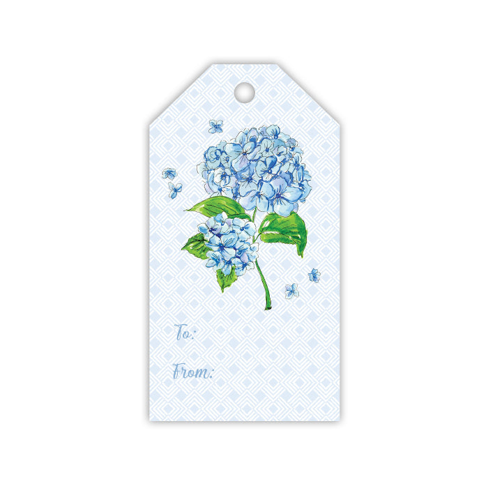Blue Hydrangea Gift Tags