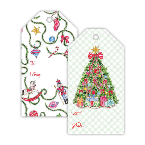 Traditional Tree & Toys Gift Tags