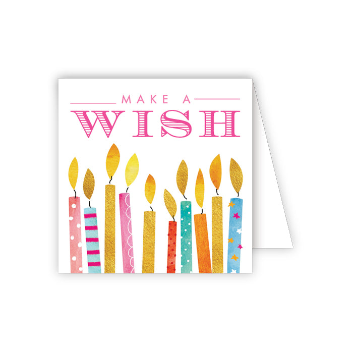 Make A Wish Candles Enclosure Card