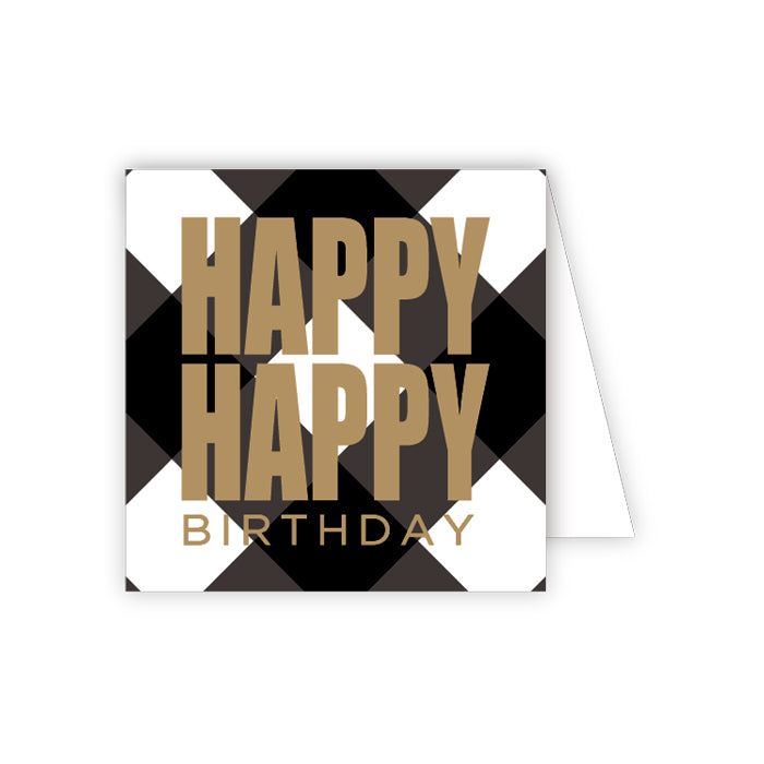 Happy Happy Birthday Enclosure Card