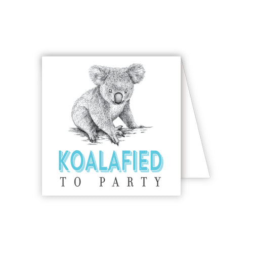 Koalafied to Party Enclosure Card