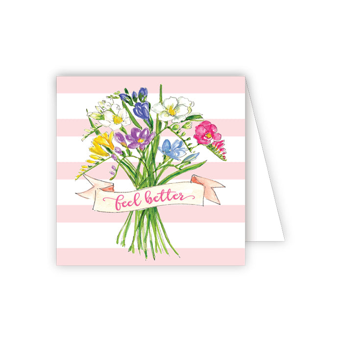 Feel Better Floral Enclosure Card
