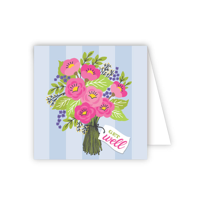 Get Well Whimsy Floral Enclosure Card