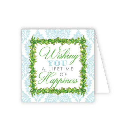 Wishing you A Lifetime of Happiness Enclosure Card