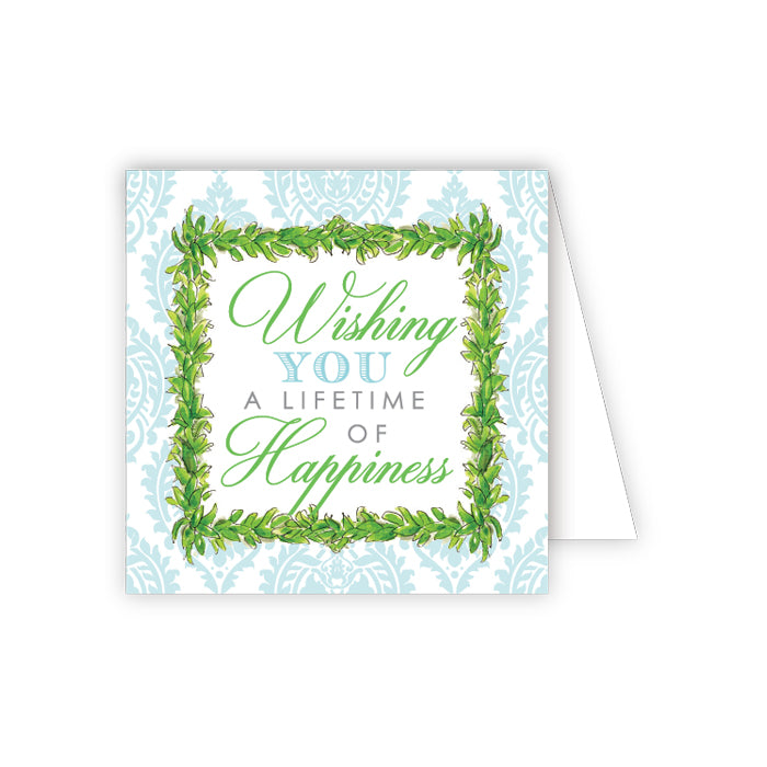 Wishing you A Lifetime of Happiness Enclosure Card