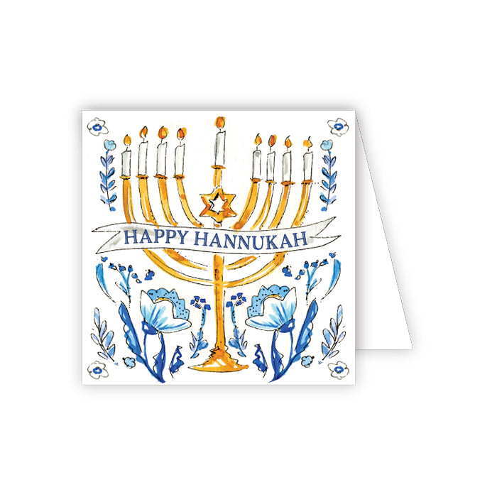 Happy Hannukah Enclosure Card