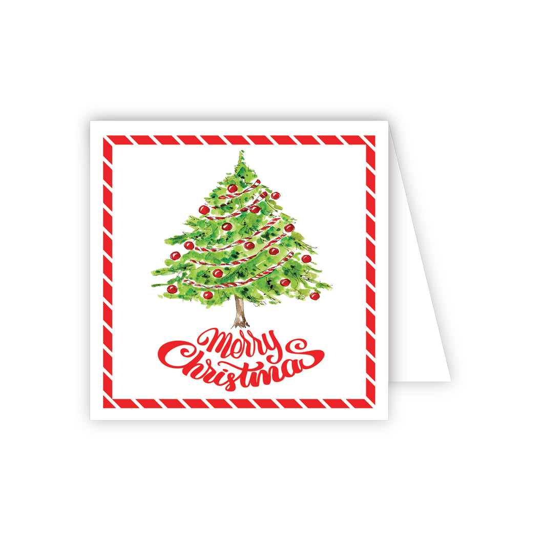 Merry Christmas Tree Enclosure Card