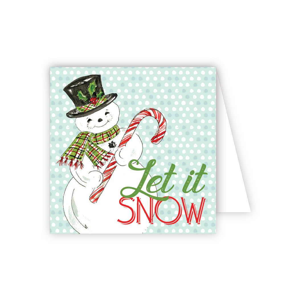 Let it Snow Enclosure Card