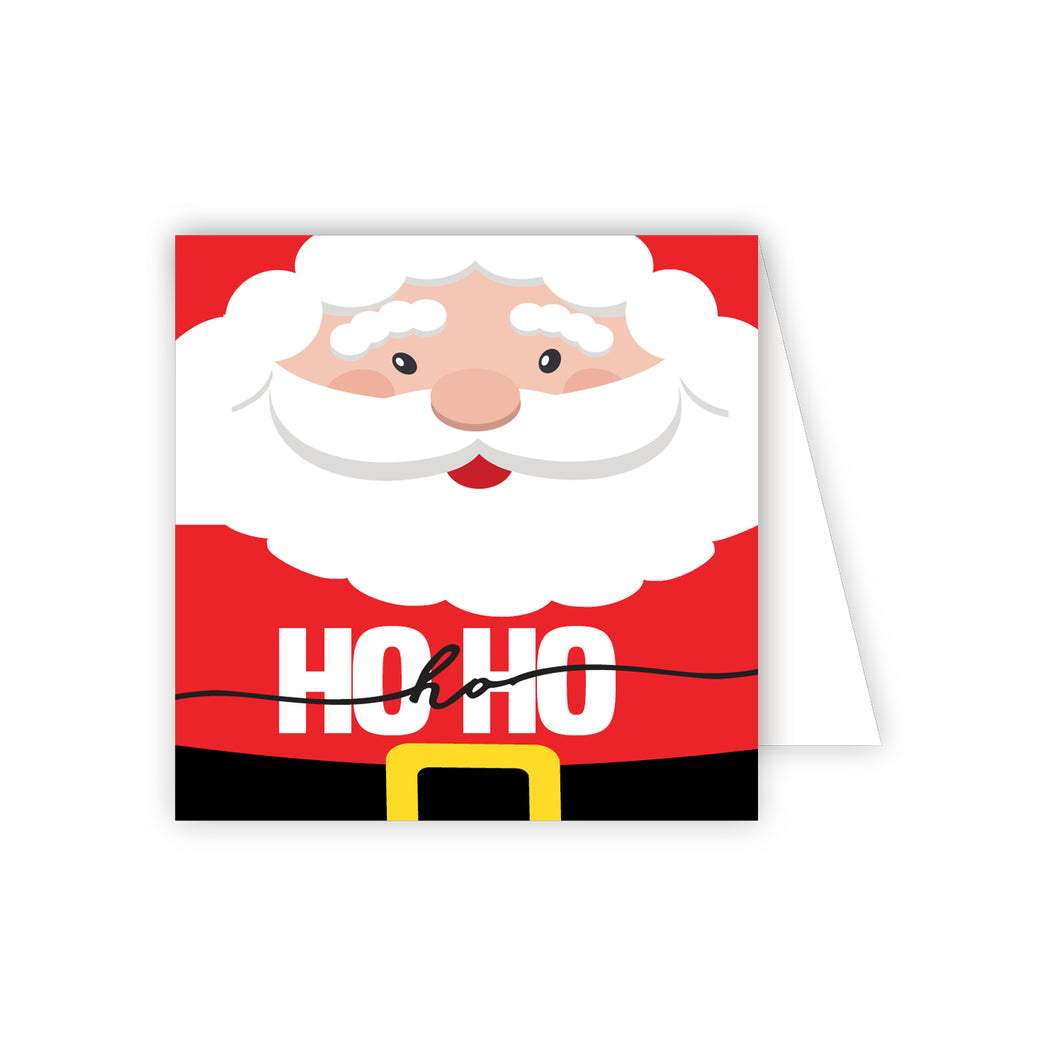 HO HO HO Santa Enclosure Card