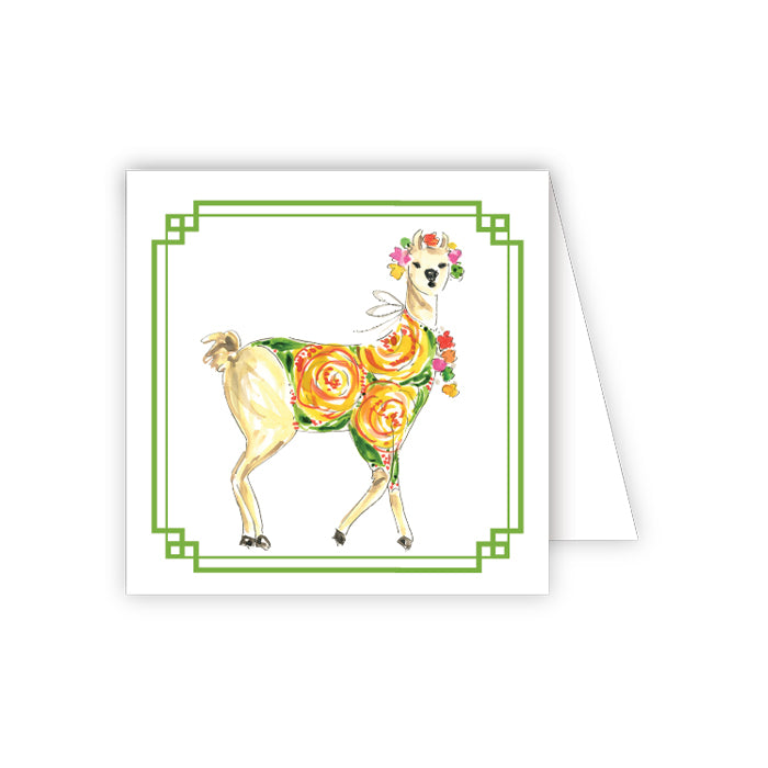 Green Llama Enclosure Card