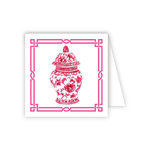 Pink Urn Enclosure Card