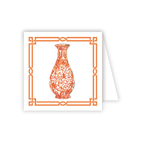 Orange Urn Enclosure Card