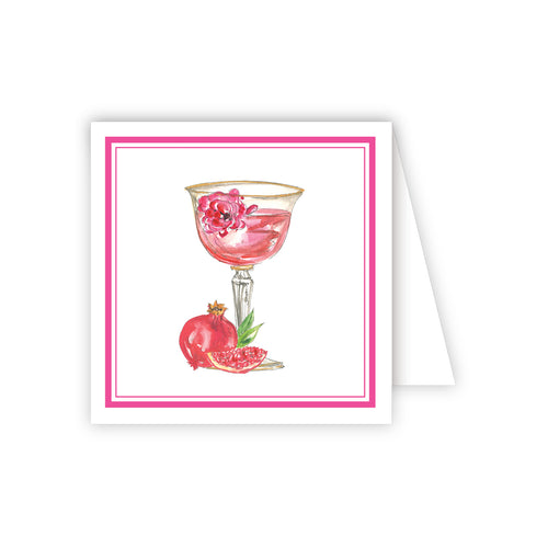 Rose Cocktail Enclosure Card