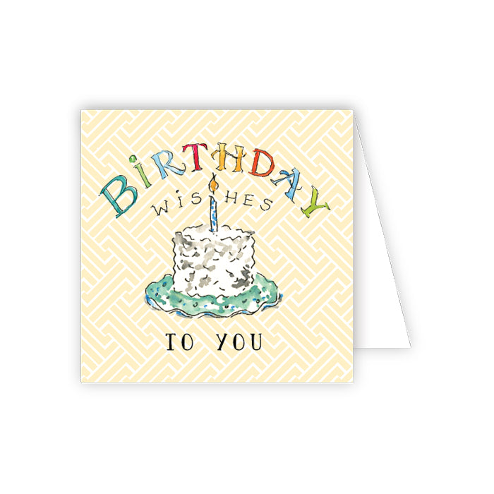 Birthday Wishes To You Enclosure Card