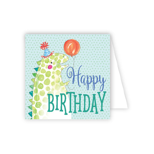 Happy Birthday Dinosaur Enclosure Card