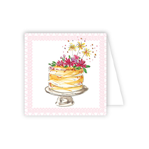 Cake and Sparklers Enclosure Card