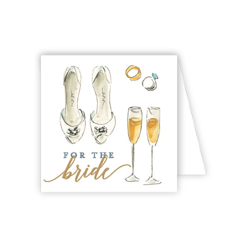 For The Bride Wedding Icons Enclosure Card