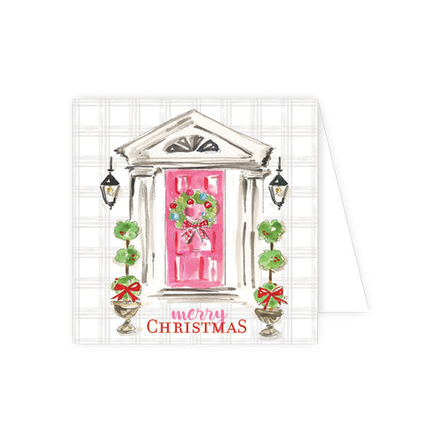 Merry Christmas Front Door Enclosure Card