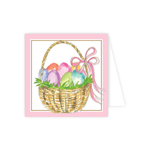Basket with Eggs Enclosure Card