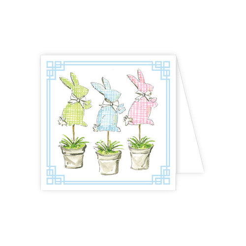 Bunny Topiaries Enclosure Card