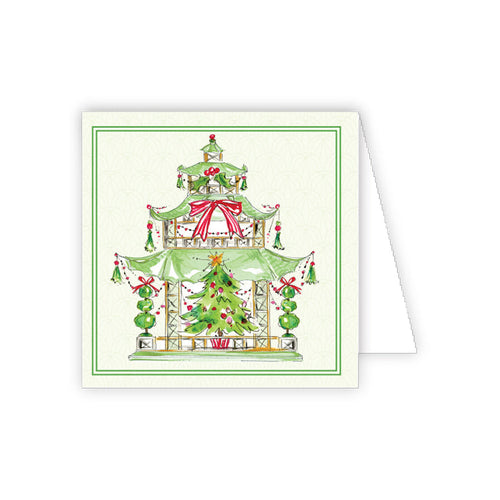Holiday Pagoda Enclosure Card