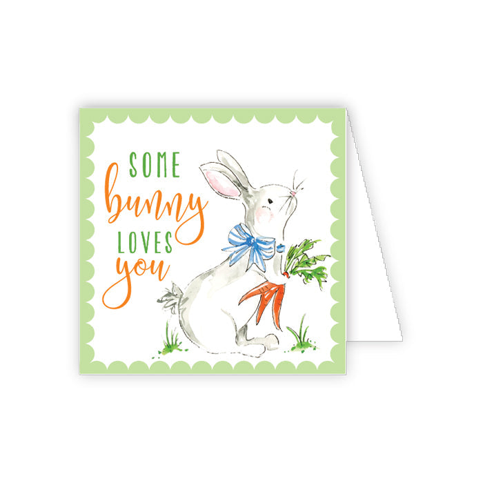 Bunny & Carrot Enclosure Card