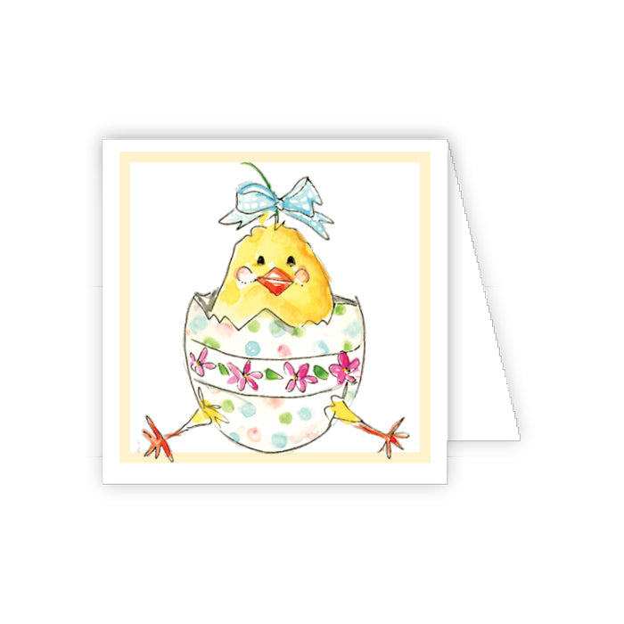 Chick in Egg Enclosure Card