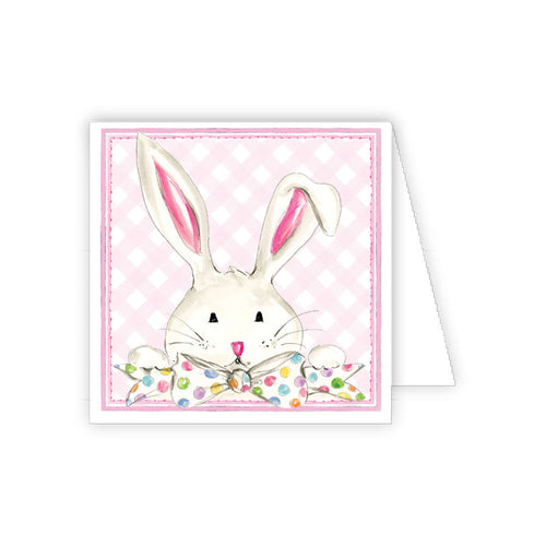 Pink Bunny Enclosure Card