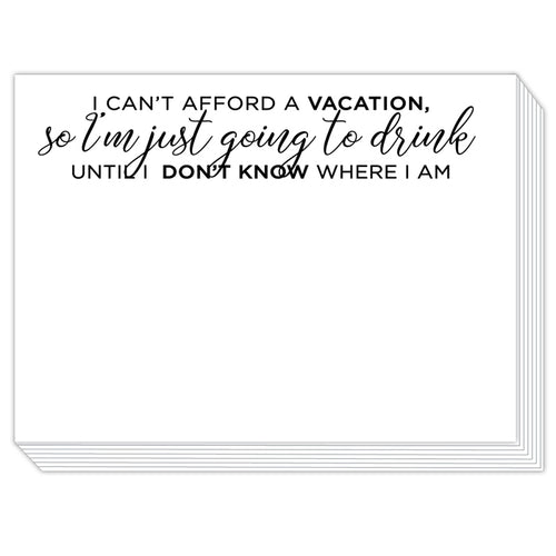 I Can't Afford a Vacation Slab Pad