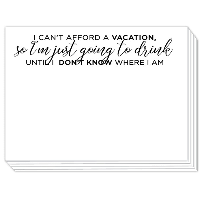 I Can't Afford a Vacation Slab Pad