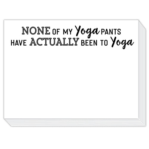 None Of My Yoga Pants Slab Pad