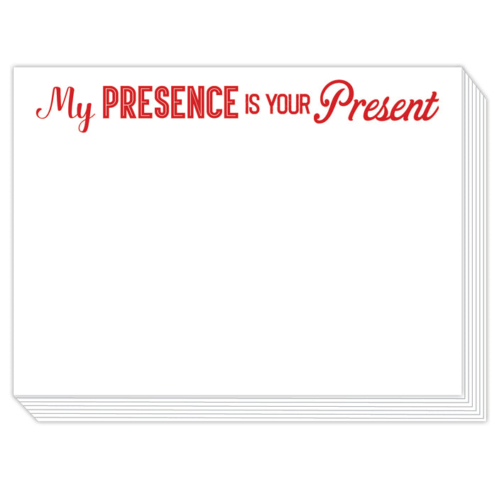 My Presence Is Your Present Slab Pad