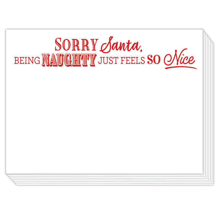 Sorry Santa Red Slab Pad