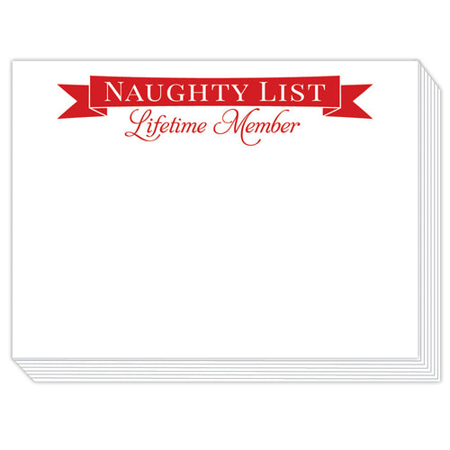 Naughty List Red Slab Pad