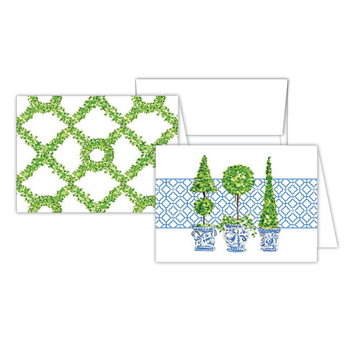 Ivy Topiary Trio Stationery Notes