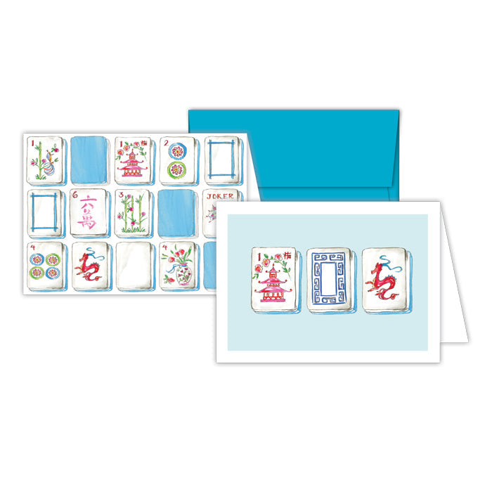 Mahjong Tile Trio Stationery Notes