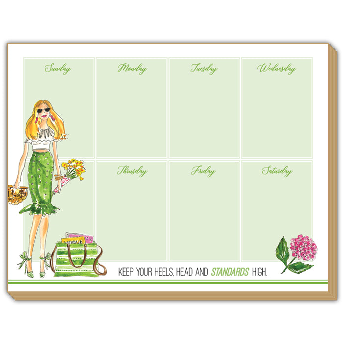 Keep Your Heels, Head And Standards High Luxe Planner