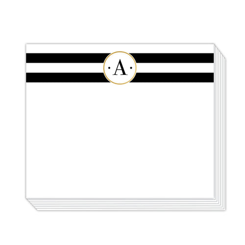 Black Stripe A Notepad