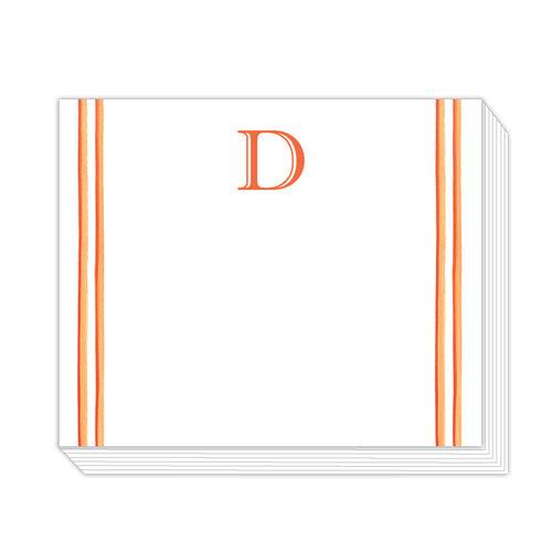 Lattice Monogram D Notepad