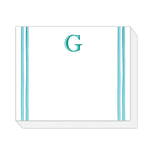 Lattice Monogram G Notepad