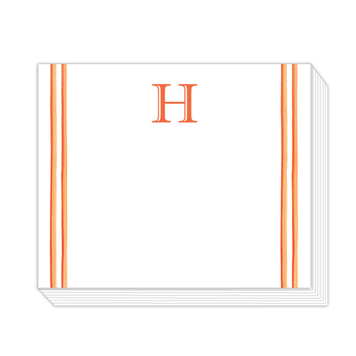 Lattice Monogram H Notepad
