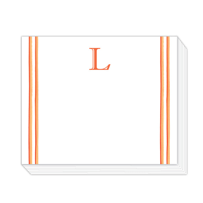 Lattice Monogram L Notepad