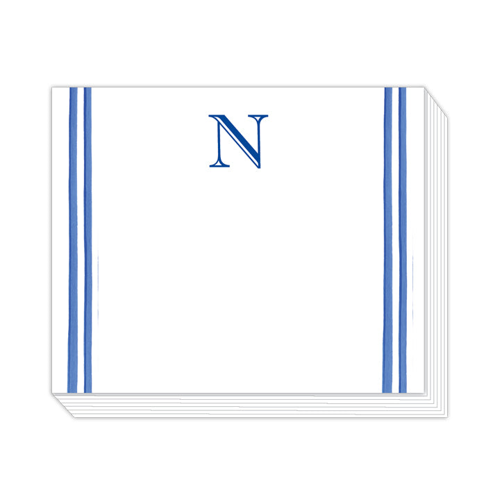 Lattice Monogram N Notepad