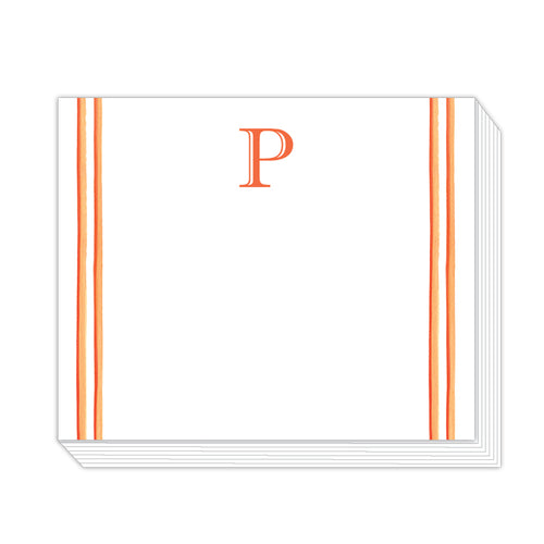Lattice Monogram P Notepad