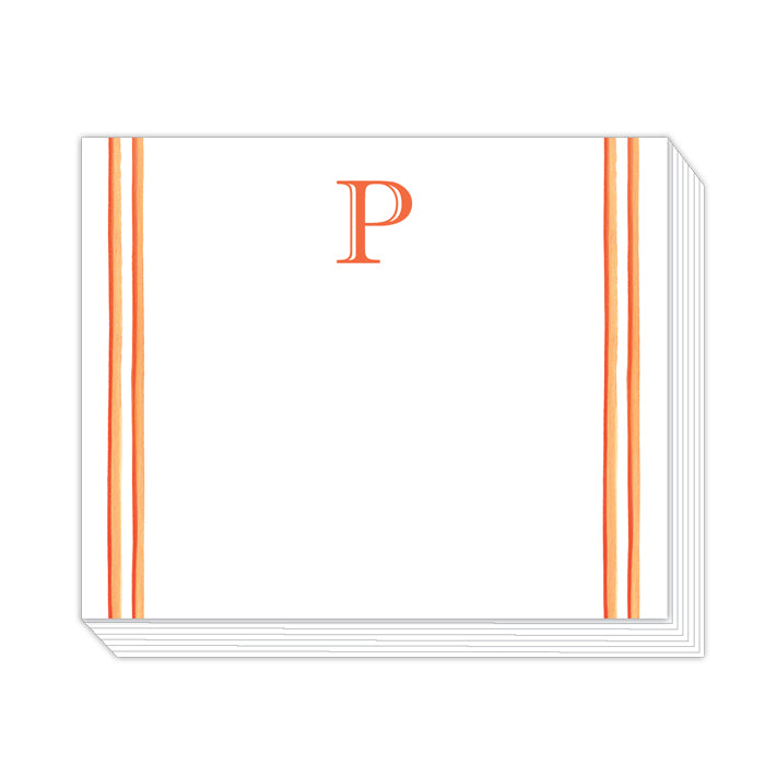 Lattice Monogram P Notepad