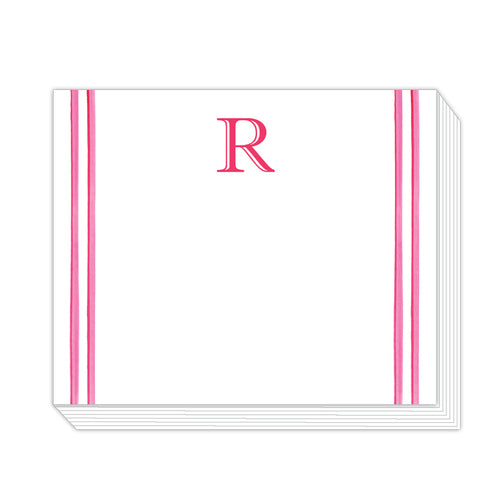 Lattice Monogram R Notepad