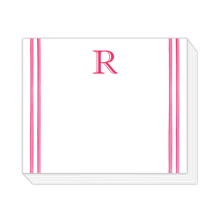 Lattice Monogram R Notepad