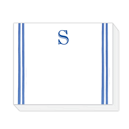 Lattice Monogram S Notepad