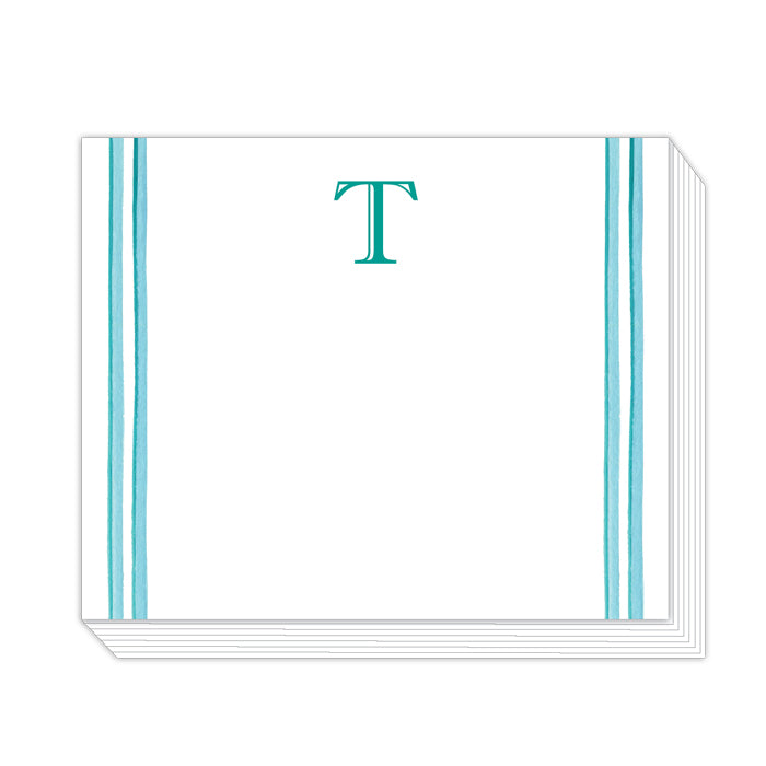 Lattice Monogram T Notepad