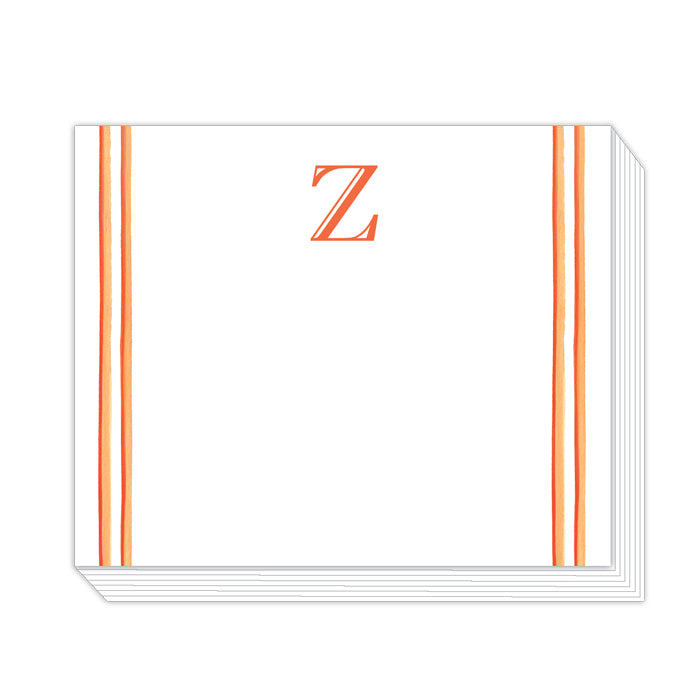 Lattice Monogram Z Notepad